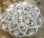 Flower Kolam With Paisleys Vinns Kolam