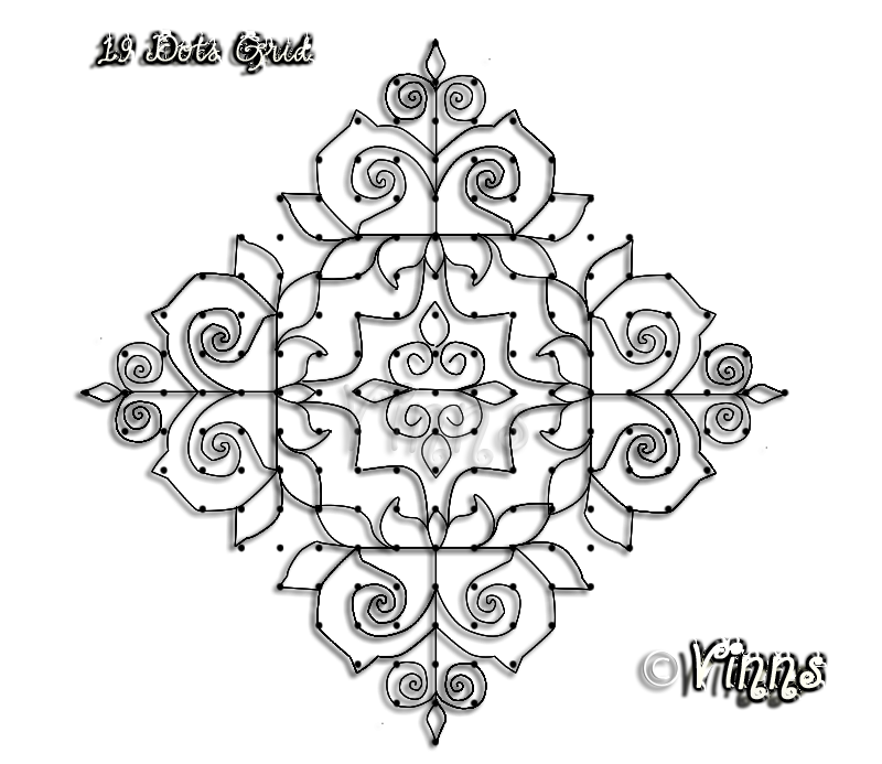 Lotus Kolam | Vinns Kolam