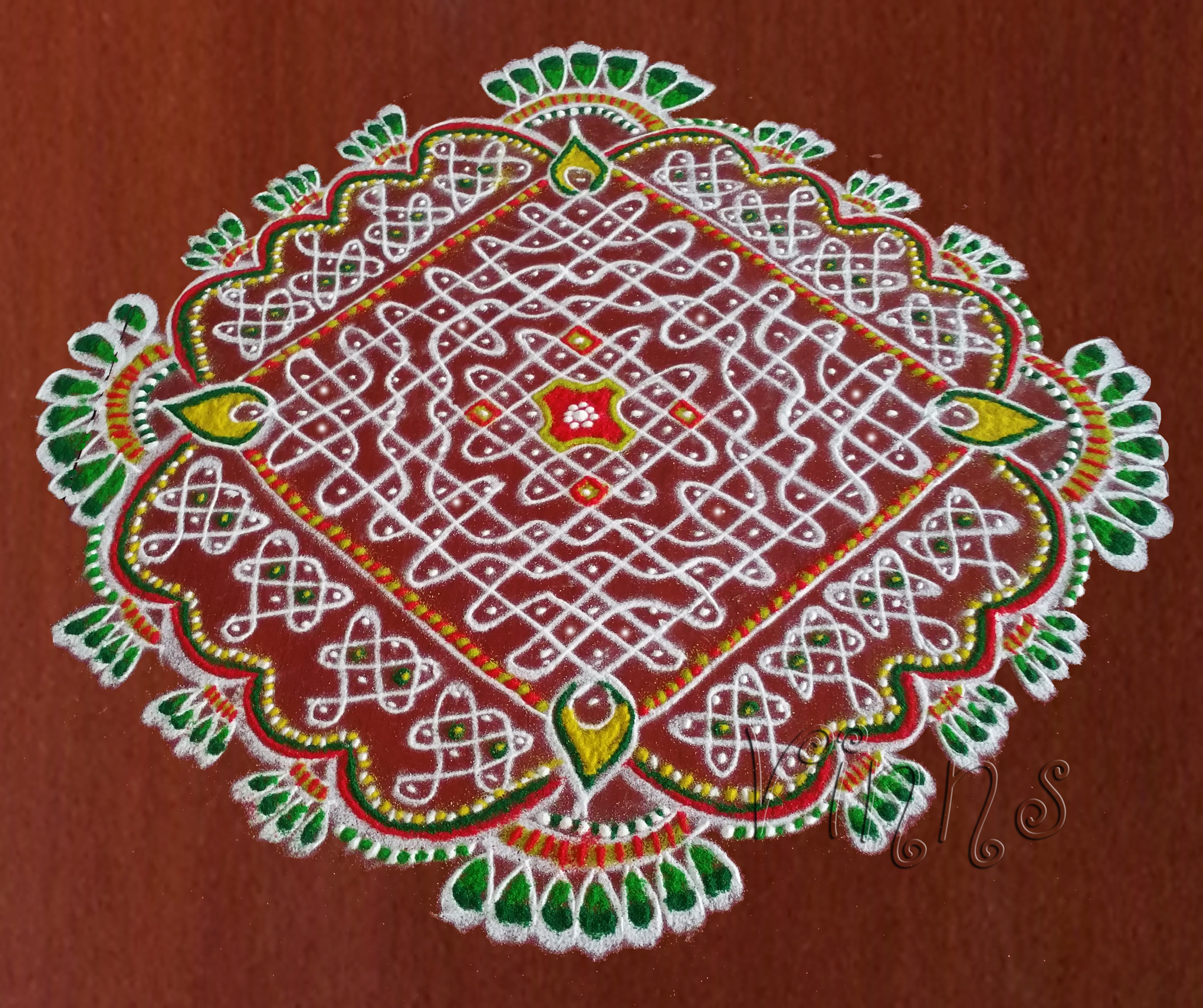 tippudu muggulu, rangavalli, rangoli, pulli kolangal