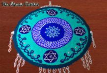 new year kolam, colour kola, dotless