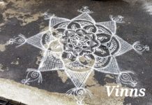 Margazhi kolam, big kolam , daily kolam