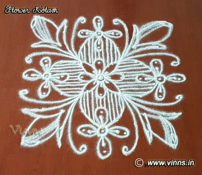 9 Dots Kolam, Chukkala Muggulu, Dots Rangoli