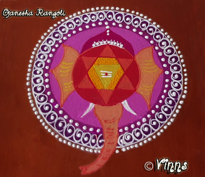 vinayagar_chathurthi_ganesha_Pillaiyar_ganapathy_kolam