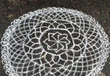 Round kolam,