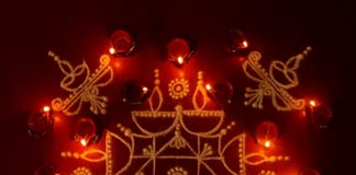 Karthigai kolam, agal vilakku, vilakku kolam, diya rangoli, margazhi kolam,13 dots, sikku kolam,