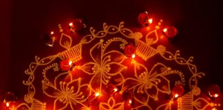 Karthigai kolam, agal vilakku, vilakku kolam, diya rangoli, margazhi kolam,13 dots, sikku kolam,