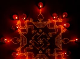 Karthigai kolam, agal vilakku, vilakku kolam, diya rangoli, margazhi kolam,13 dots, sikku kolam,