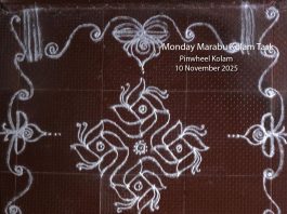 margazhi kolam, simple kolam, daily kolam